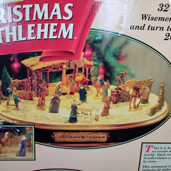 Vintage Mr Christmas Christmas in Bethlehem Nativity 1997 - Picture 13 of 15